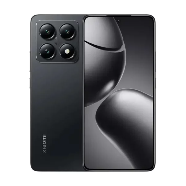 Celular Xiaomi 14T 512GB vista frontal y trasera, distribuido por Teytel, agente comercial autorizado de Claro en Colombia