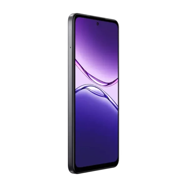 Celular Oppo A5M 4G 256GB vista frontal, distribuido por Teytel, agente comercial autorizado de Claro en Colombia