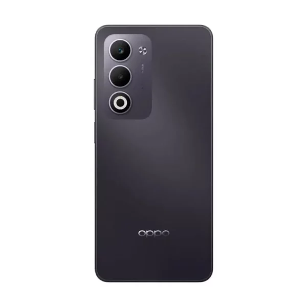 Celular Oppo A5M 4G 256GB vista trasera, distribuido por Teytel, agente comercial autorizado de Claro en Colombia