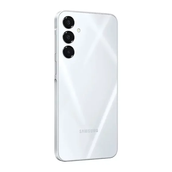 Celular Samsung Galaxy A16 256GB vista lateral, distribuido por Teytel, agente comercial autorizado de Claro en Colombia