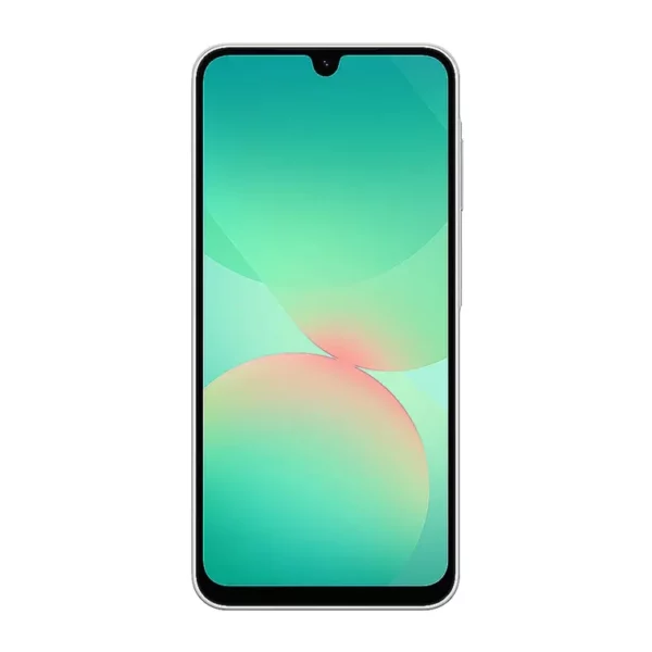 Celular Samsung Galaxy A26 256GB vista frontal, distribuido por Teytel, agente comercial autorizado de Claro en Colombia