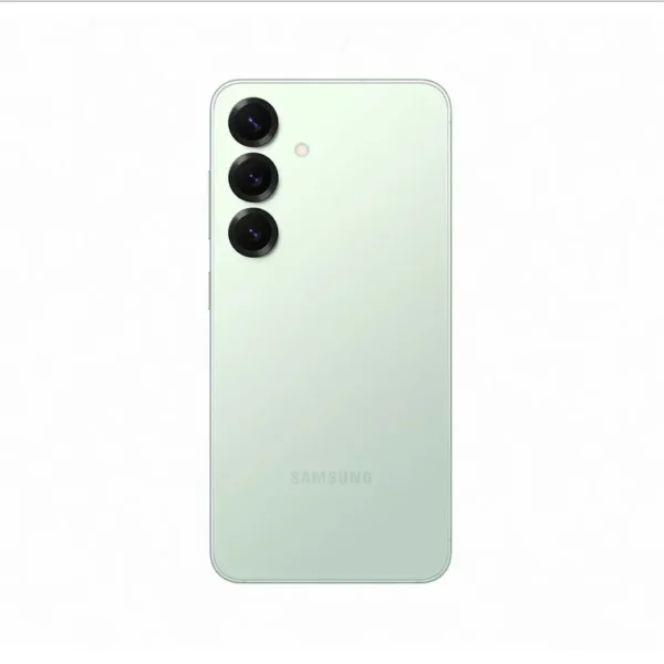 Celular Samsung Galaxy S25 256GB vista trasera, distribuido por Teytel, agente comercial autorizado de Claro en Colombia