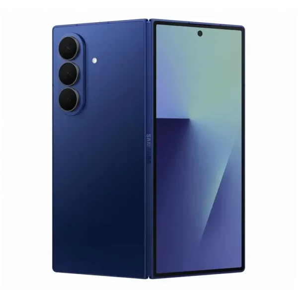Celular Samsung Galaxy Z Fold 7 256GB vista trasera, distribuido por Teytel, agente comercial autorizado de Claro en Colombia
