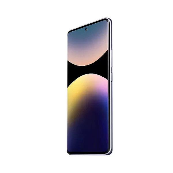 Celular Xiaomi Redmi Note 14 Pro Plus 256GB vista frontal, distribuido por Teytel, agente comercial autorizado de Claro en Colombia