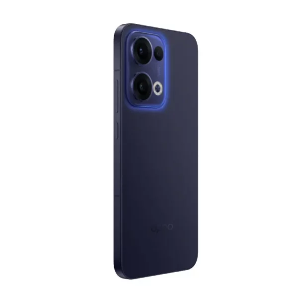 Celular Oppo Reno 13 512GB vista lateral, distribuido por Teytel, agente comercial autorizado de Claro en Colombia