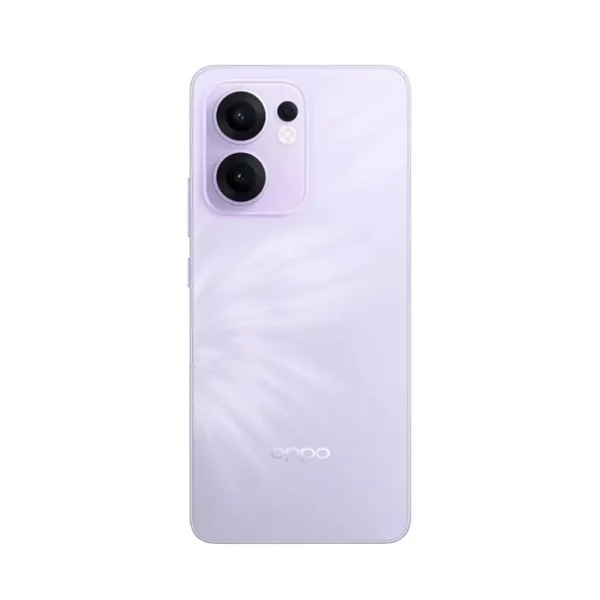 Celular Oppo Reno 13F 256GB vista trasera, distribuido por Teytel, agente comercial autorizado de Claro en Colombia