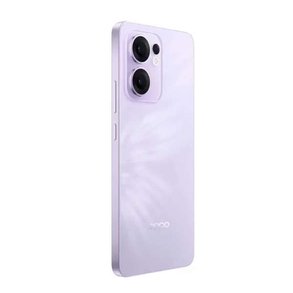 Celular Oppo Reno 13F 256GB vista lateral, distribuido por Teytel, agente comercial autorizado de Claro en Colombia