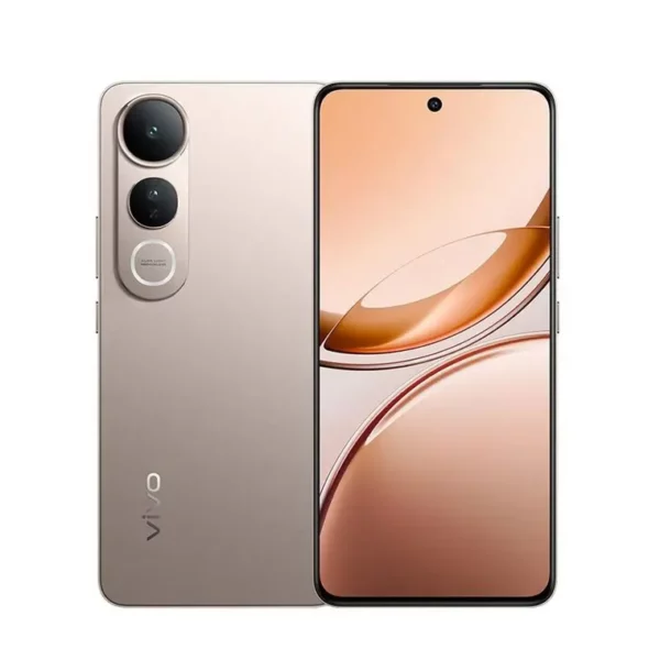 Celular Vivo V50 Lite 5G 256GB vista frontal y trasera, distribuido por Teytel, agente comercial autorizado de Claro en Colombia