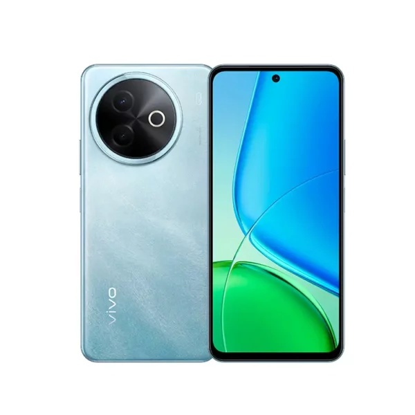 Celular Vivo Y39 256GB vista frontal y trasera, distribuido por Teytel, agente comercial autorizado de Claro en Colombia